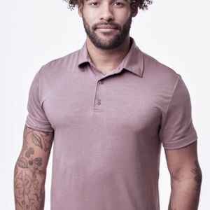 Fresh Clean Tees / Threads Short Sleeve Men’s Polo 3XL Light Purple